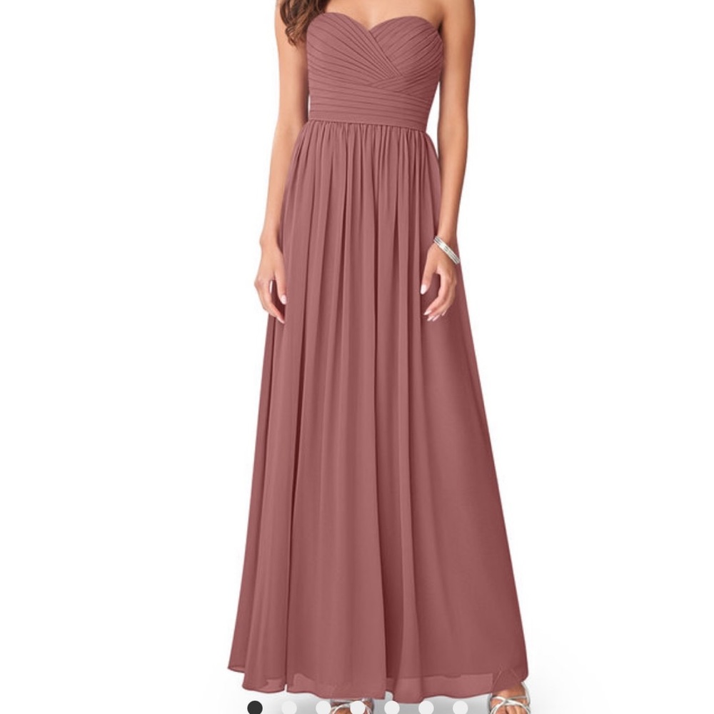 Azazie Jada Dessert Rose Bridesmaids Dress